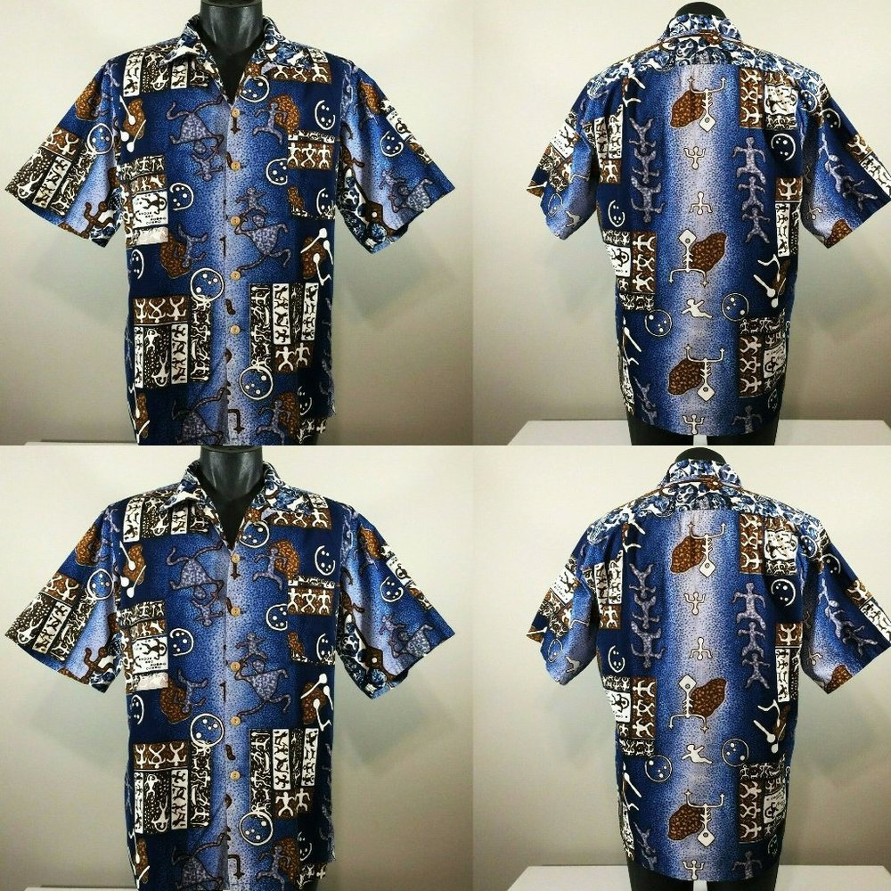 Vintage 60s Kamehameha Hawaiian Shirt Sz L - Picture 3 of 8
